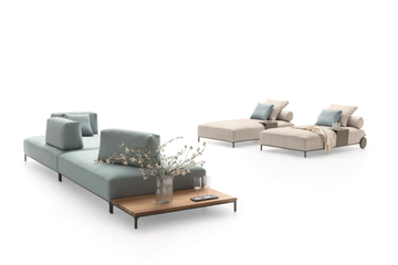 SANDERS AIR OUTDOOR - Sectional fabric garden sofa by Ditre Italia - view 3